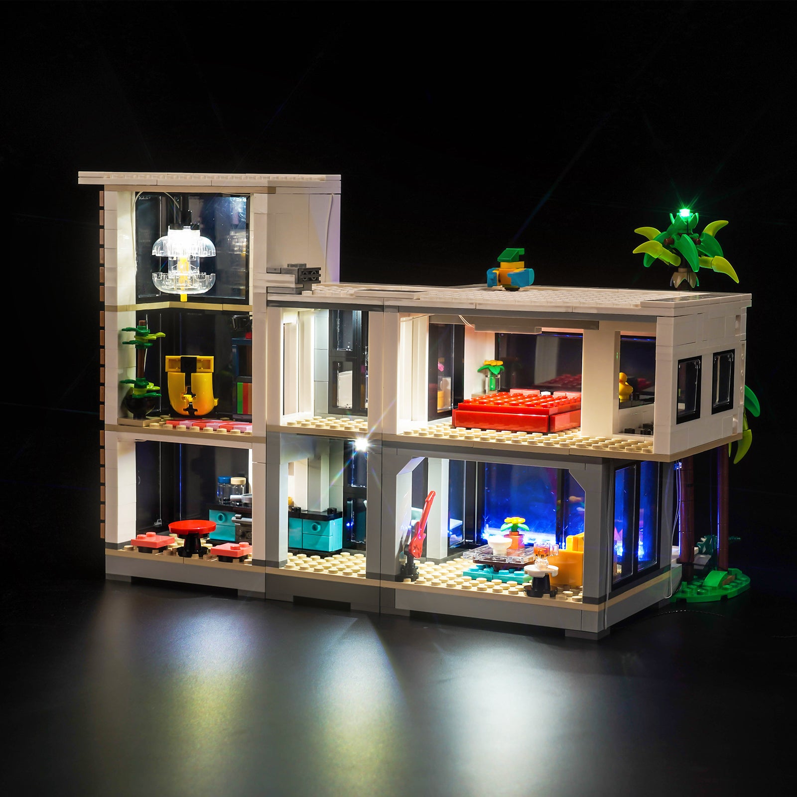BrickBling Light Kit for LEGO Creator 3-in-1 Modern House 31153