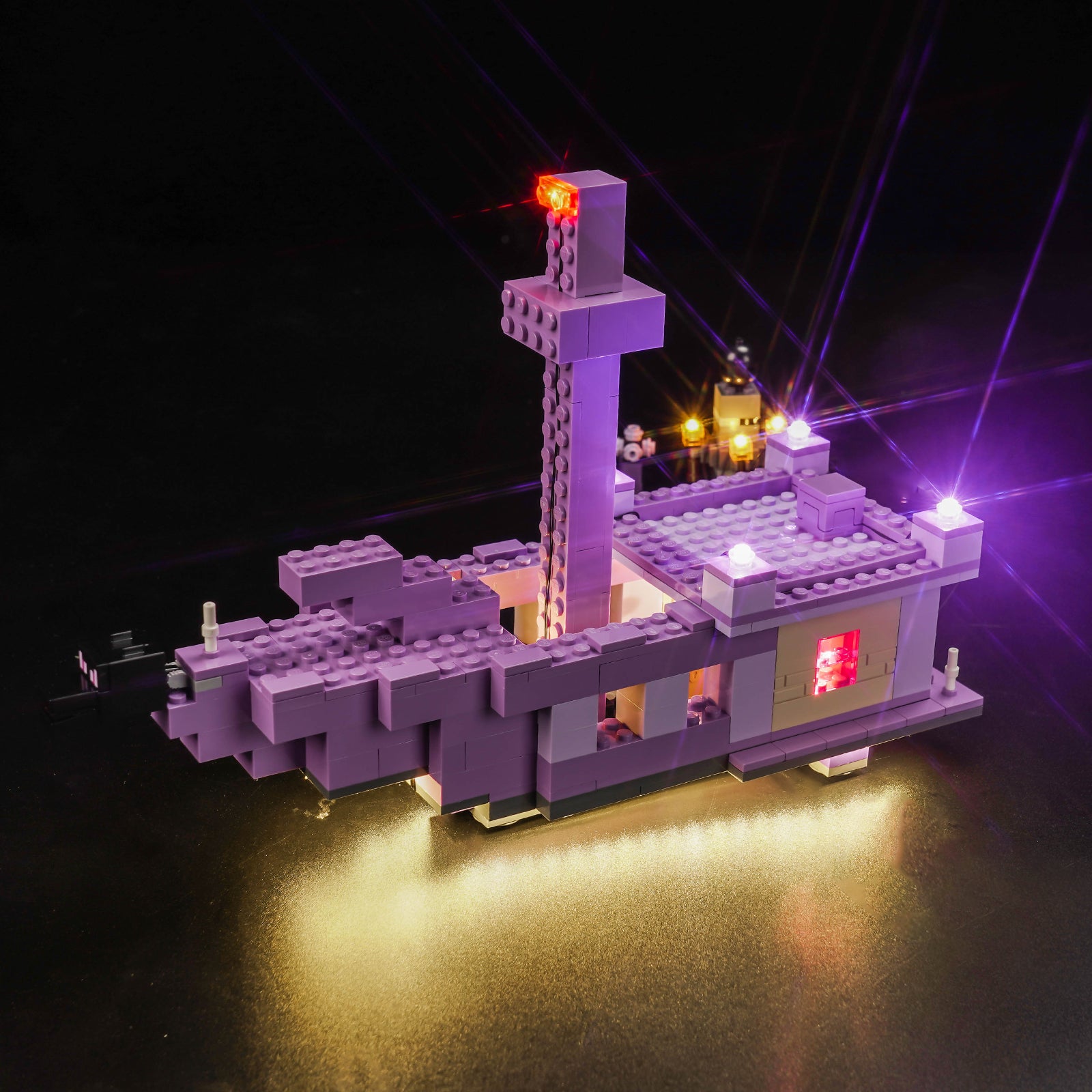 BrickBling Light Kit for LEGO Minecraft The Ender Dragon and End Ship 21264