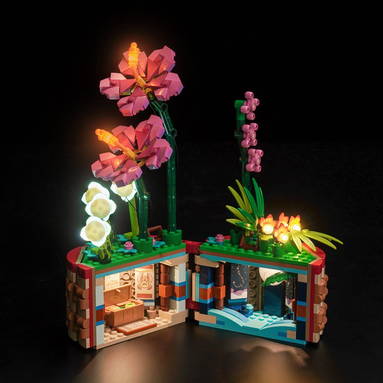 BrickBling Light Kit for LEGO Disney Moana's Flowerpot 43252