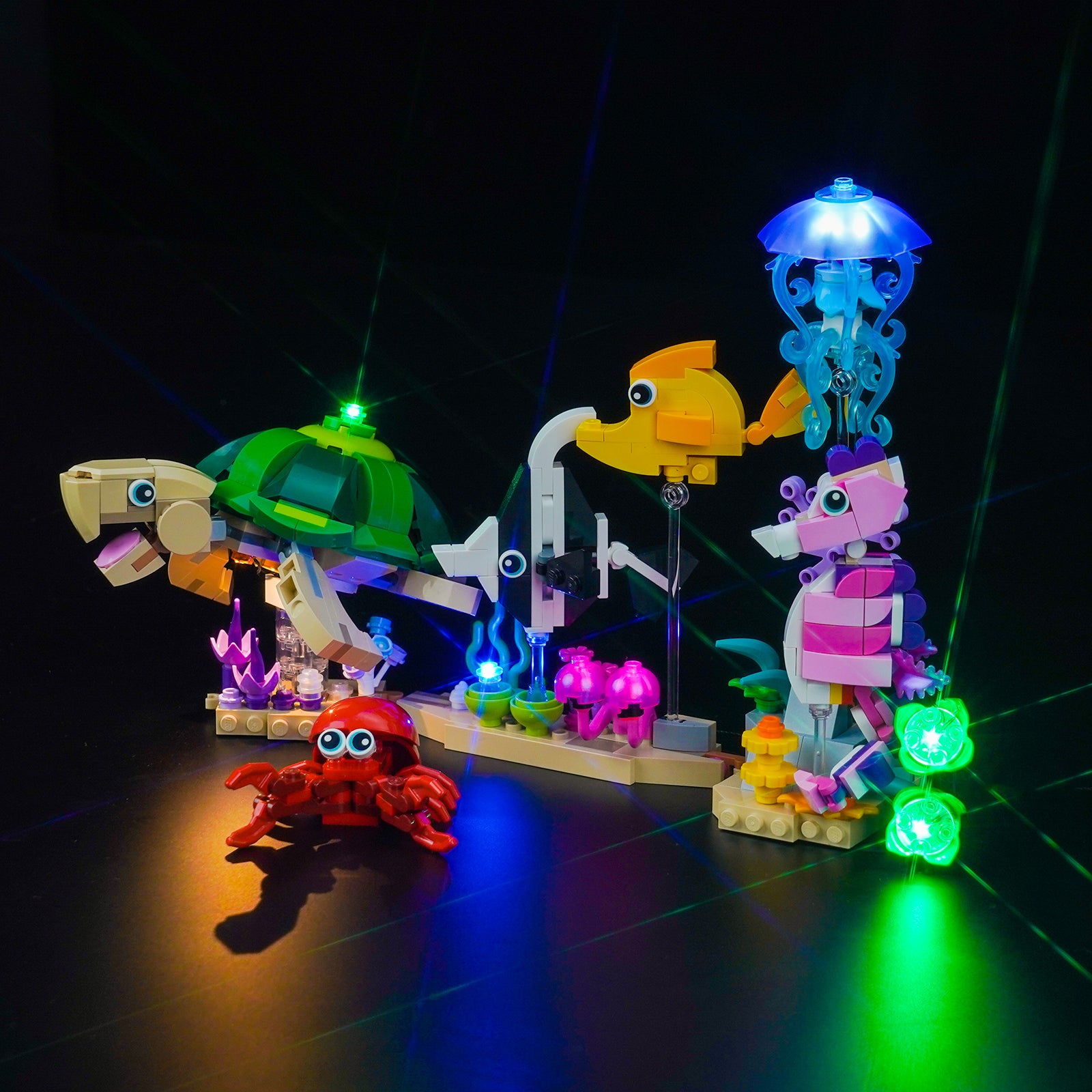 BrickBling Light Kit for LEGO Creator 3-in-1 Sea Animals 31158