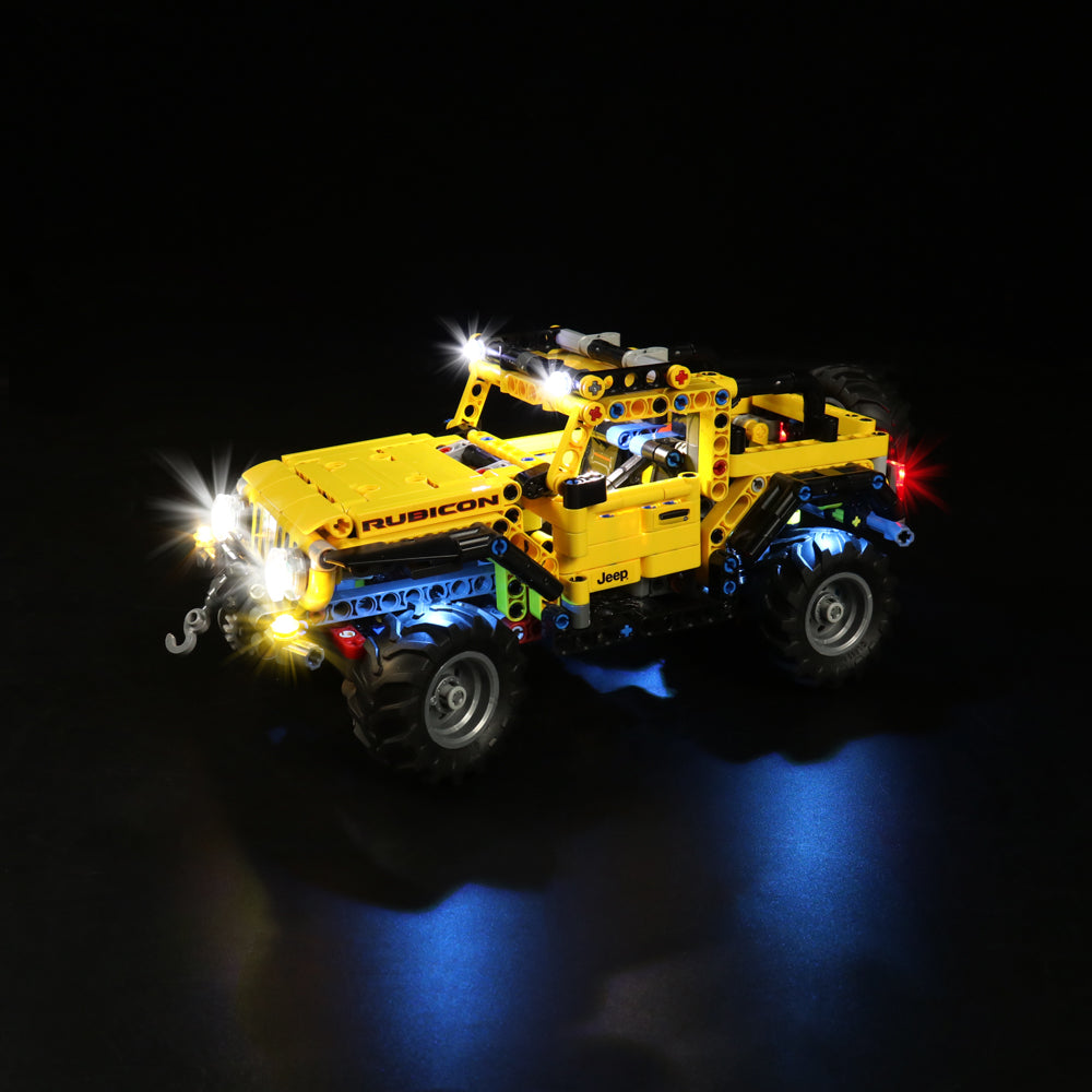 Kit d'éclairage BrickBling pour LEGO Technic Jeep Wrangler 42122