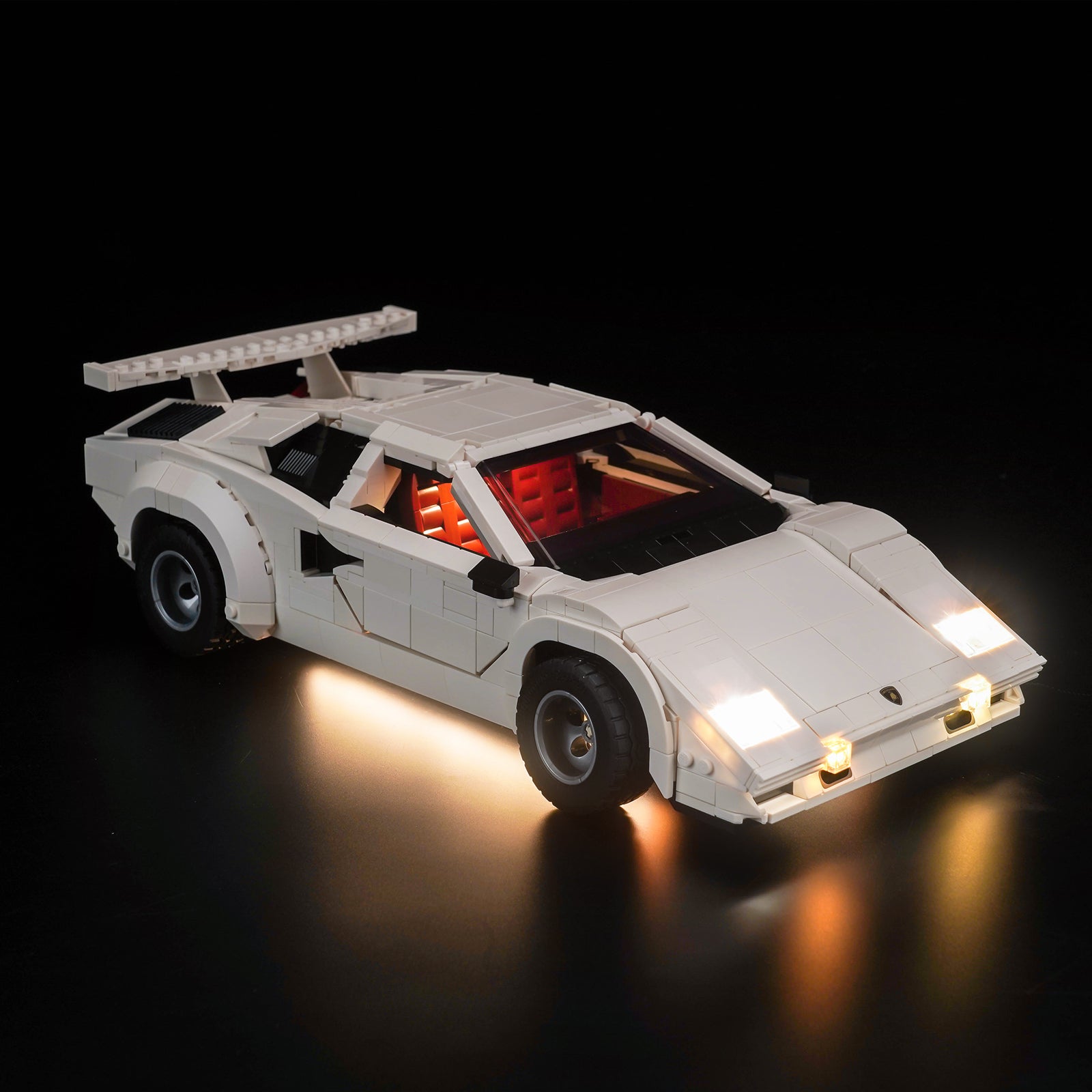 BrickBling Light Kit for LEGO Icons Lamborghini Countach 5000 Quattrovalvole 10337