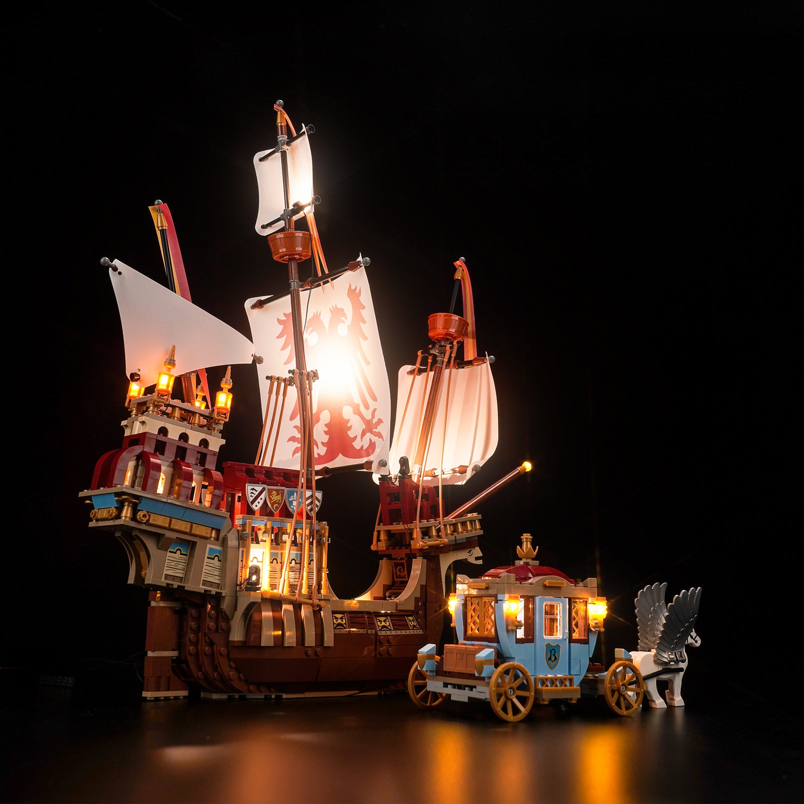 BrickBling Lichtset für LEGO Trimagisches Turnier: Die Ankunft 76440