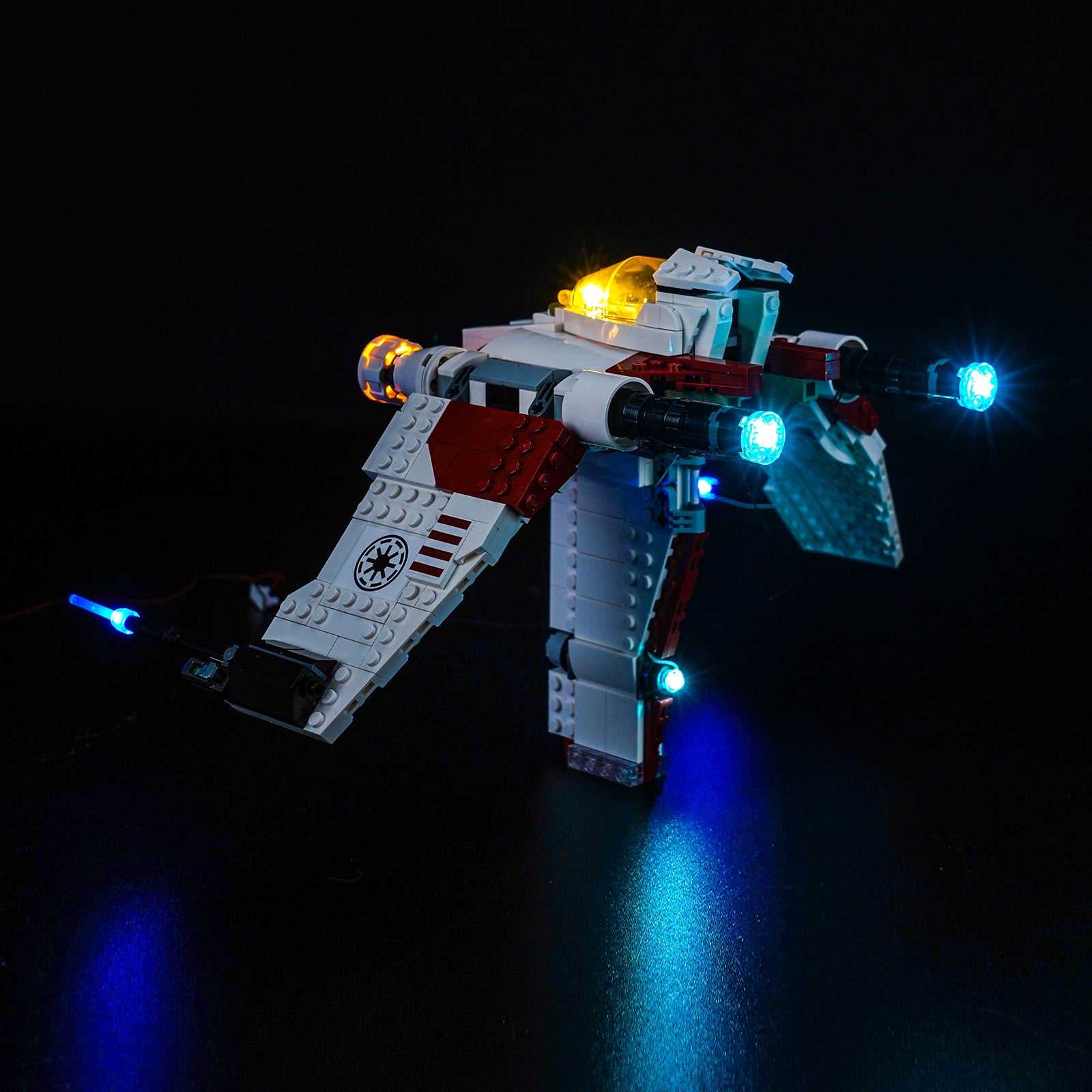 BrickBling Light Kit for LEGO Star Wars V-19 Torrent Starfighter 75432
