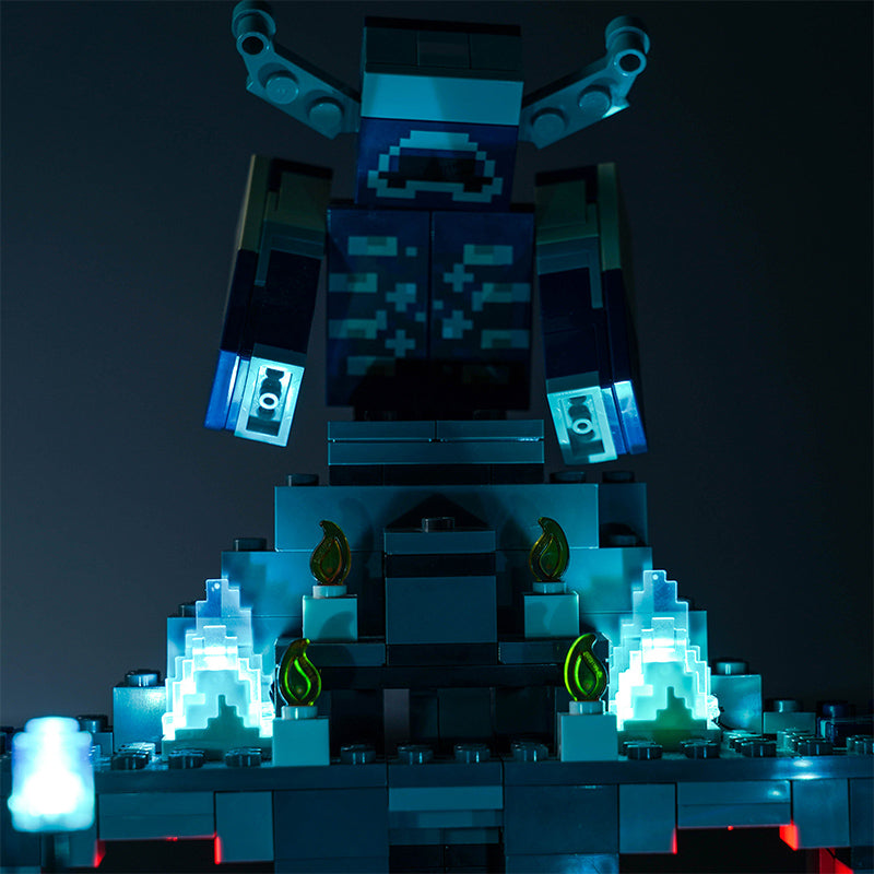 BrickBling Lichtset für LEGO Minecraft The Deep Dark Battle Playset 21246