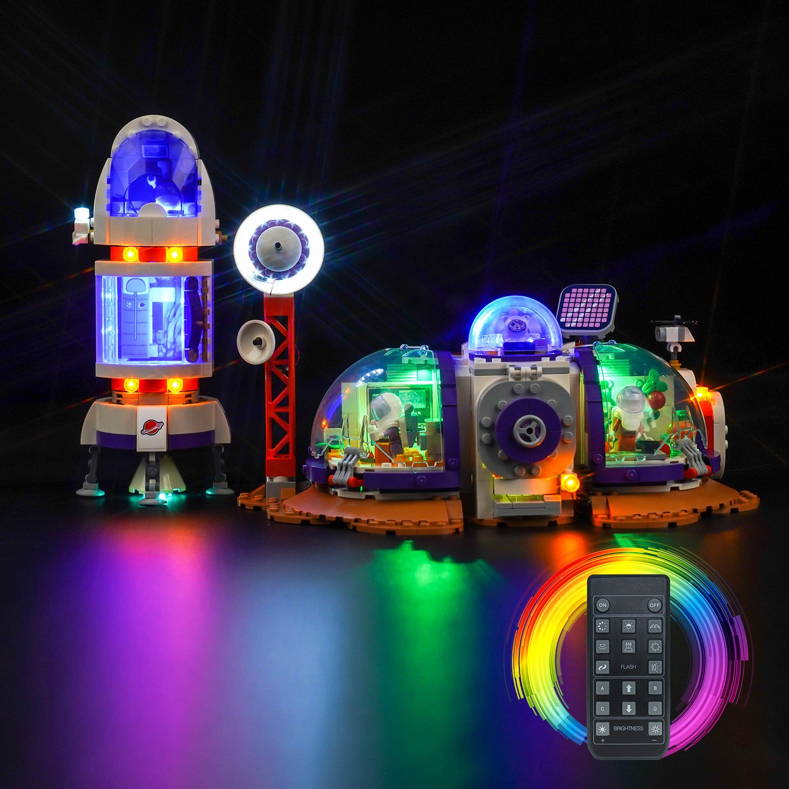 BrickBling Light Kit for LEGO Friends Mars Space Base and Rocket 42605