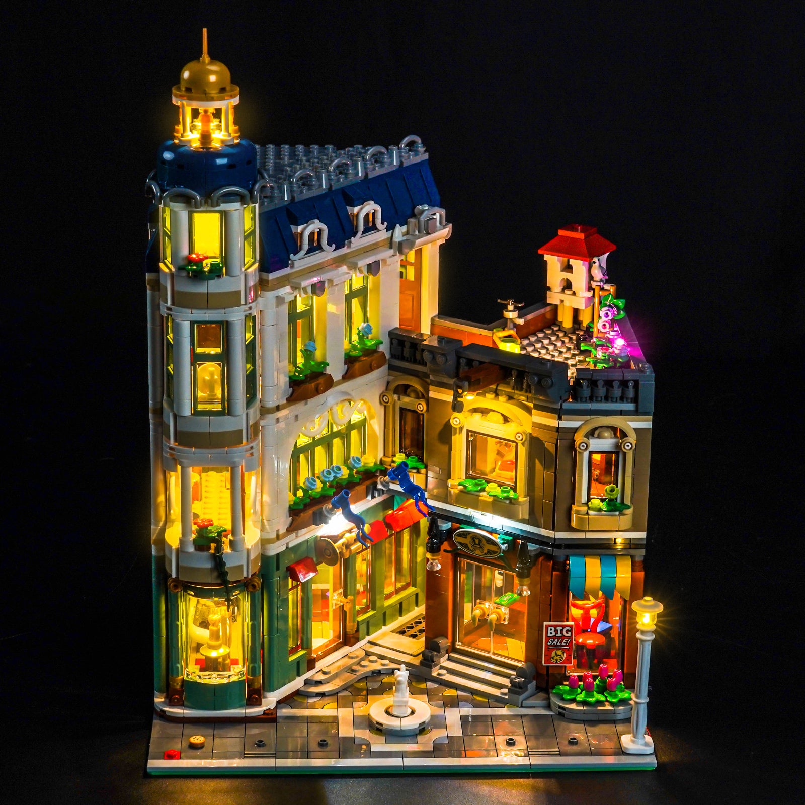 BrickBling Light Kit for LEGO Icons Shopping Street 11371