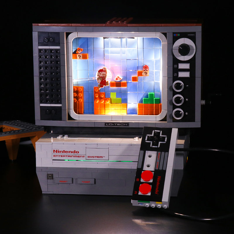 BrickBling Lichtset für LEGO Super Mario Nintendo Entertainment System™ 71374