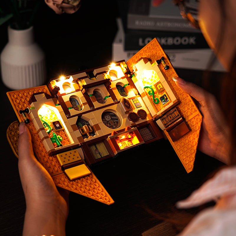 BrickBling Light Kit for LEGO Hufflepuff™ House Banner 76412