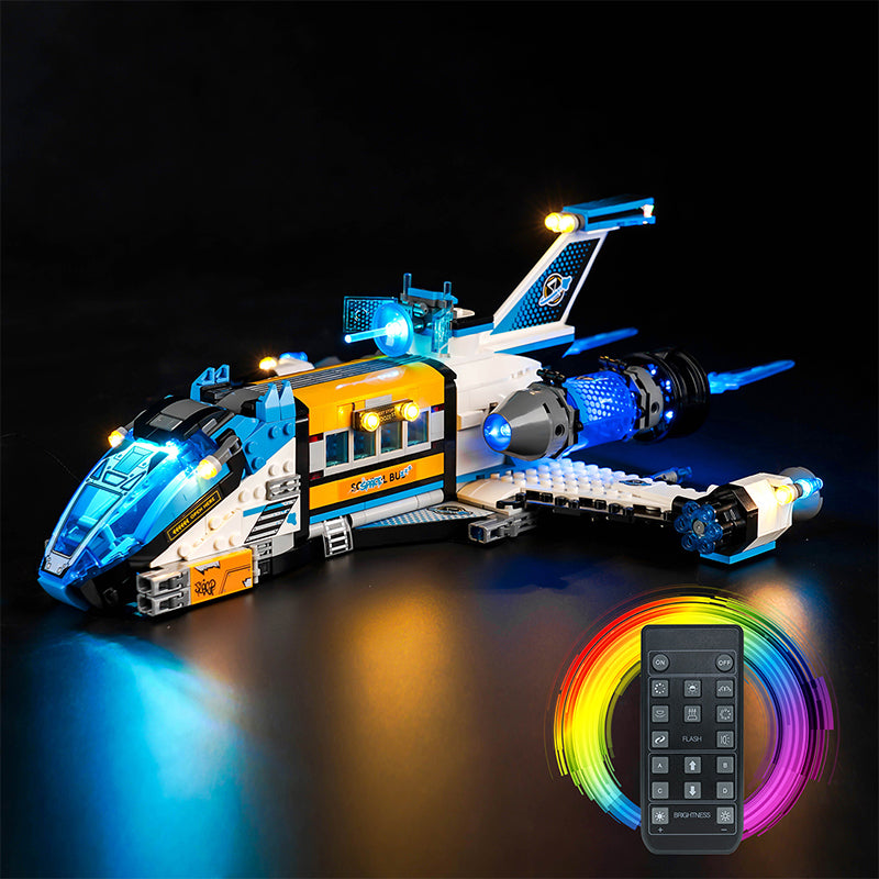 Kit d'éclairage BrickBling pour LEGO DREAMZzz Le bus spatial de M. Oz 71460, version télécommandée