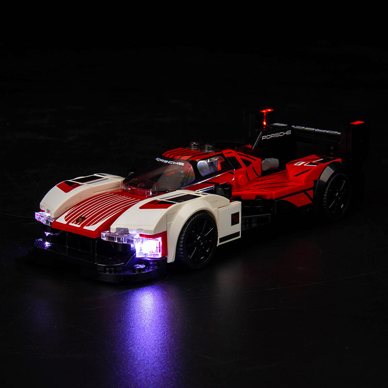 BrickBling Lichtset für LEGO Speed Champions Porsche 963 76916