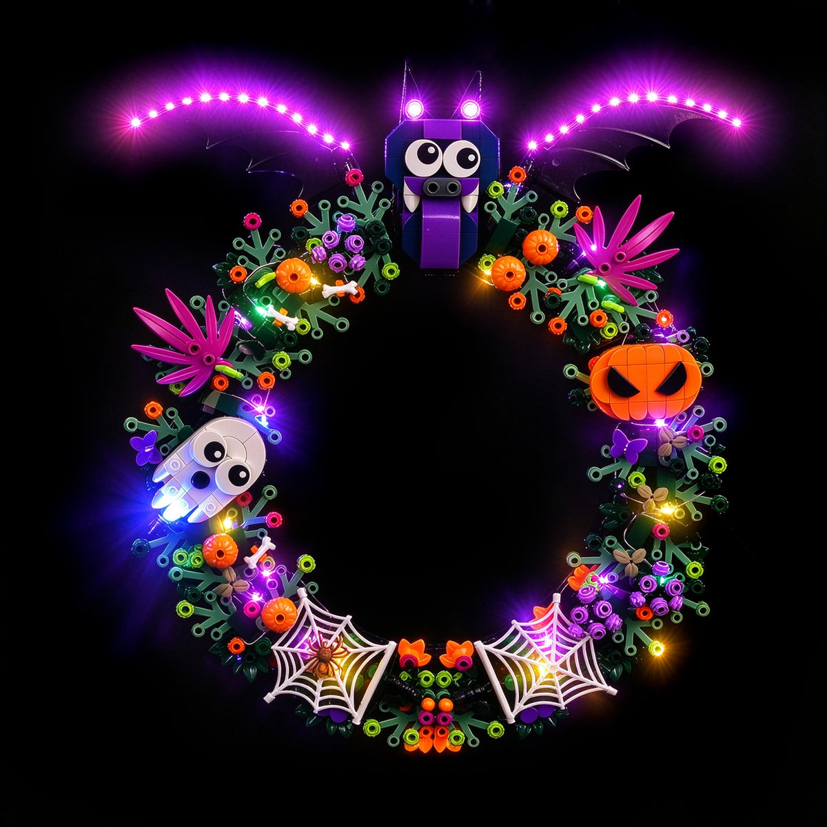 BrickBling Light Kit for LEGO Halloween Wreath 40825