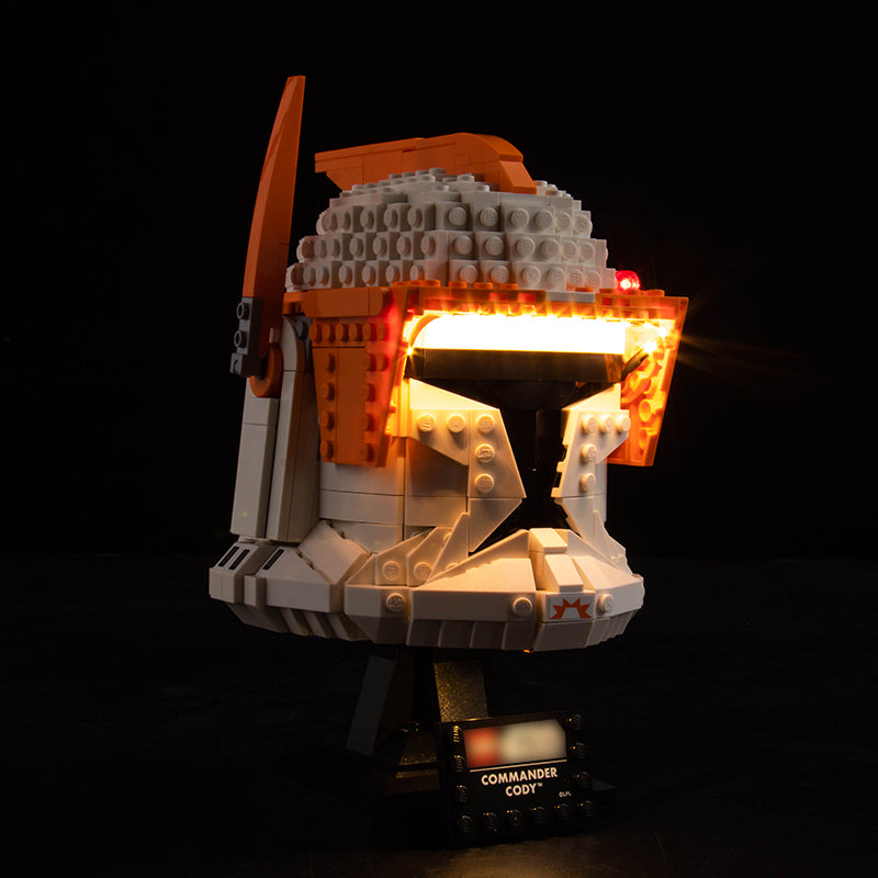 BrickBling Lichtset für LEGO Clone Commander Cody Helm 75350