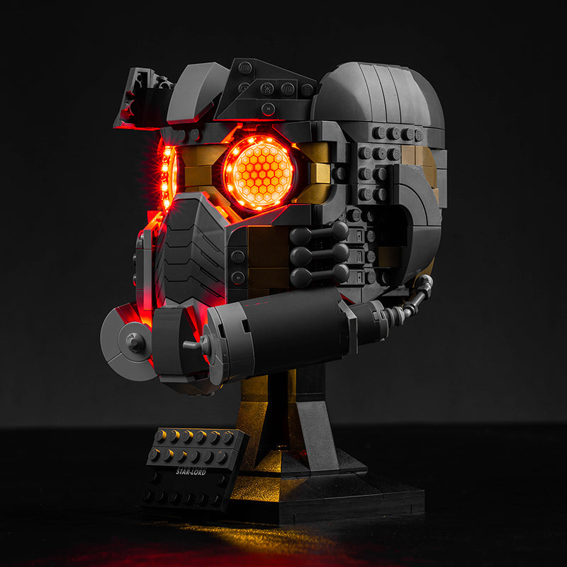 Kit d'éclairage BrickBling pour le casque de LEGO Star-Lord 76251