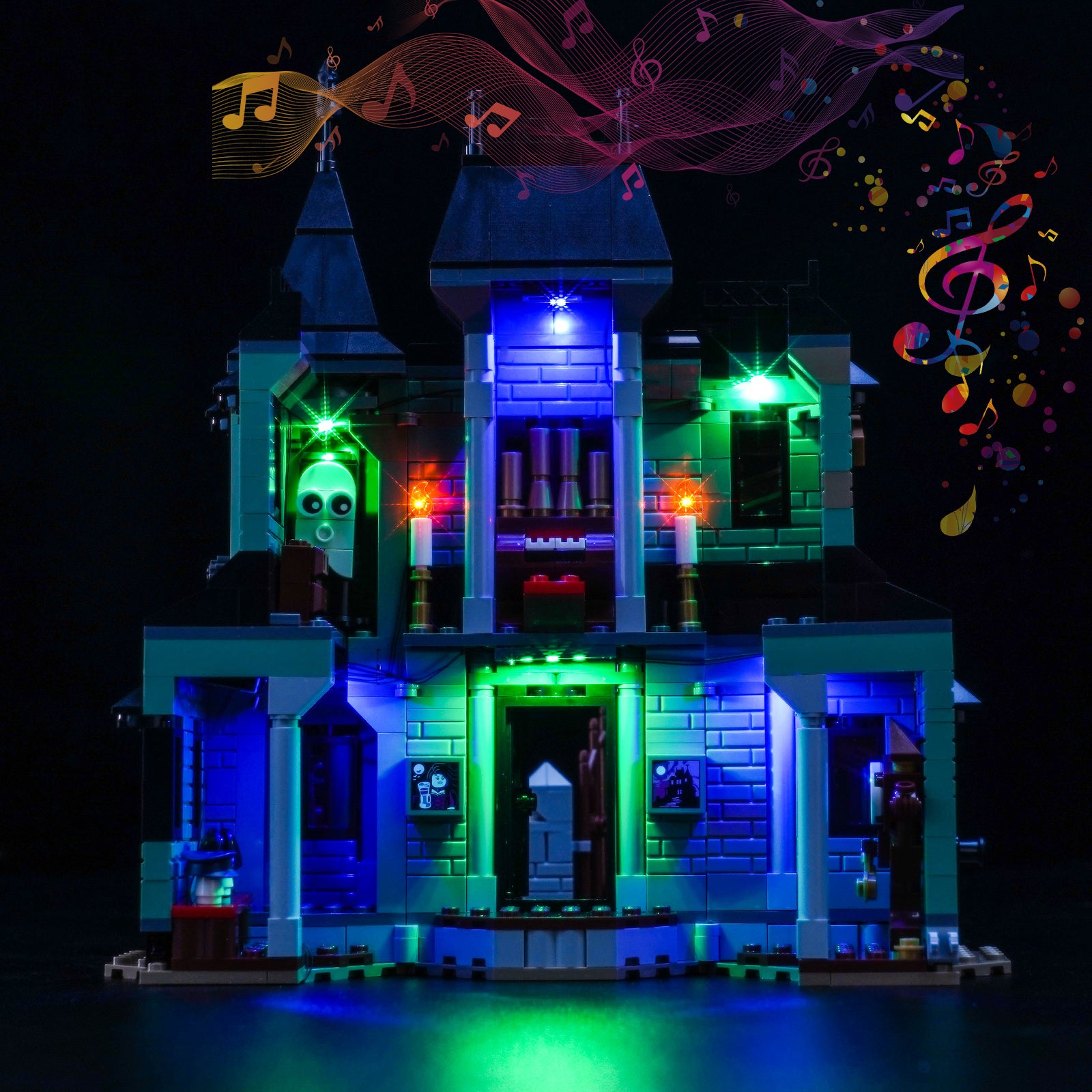 BrickBling Lichtset für LEGO Creator 3-in-1 Haunted Mansion 31167