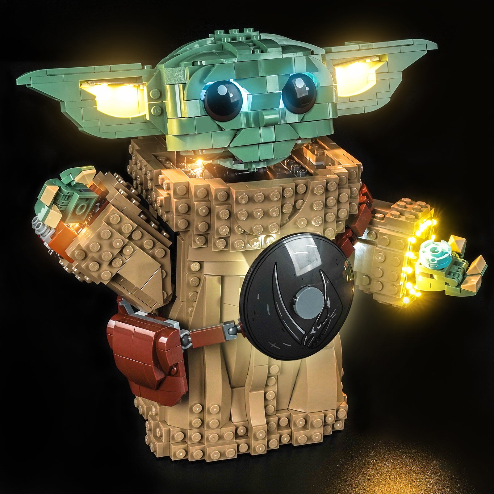 BrickBling Light Kit for LEGO Star Wars Grogu Mandalorian Apprentice 75446