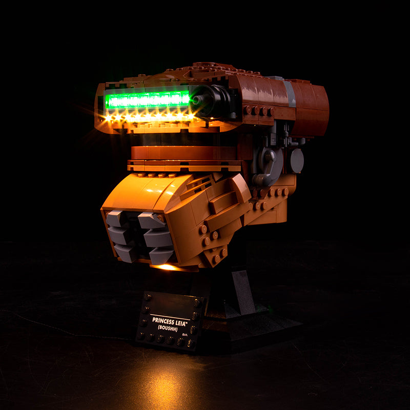 BrickBling Light Kit for LEGO Princess Leia (Boushh) Helmet 75351