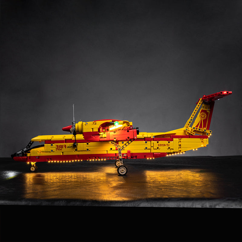 Kit d'éclairage BrickBling pour avion de pompier LEGO Technic 42152
