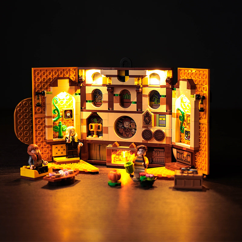 BrickBling Light Kit for LEGO Hufflepuff™ House Banner 76412