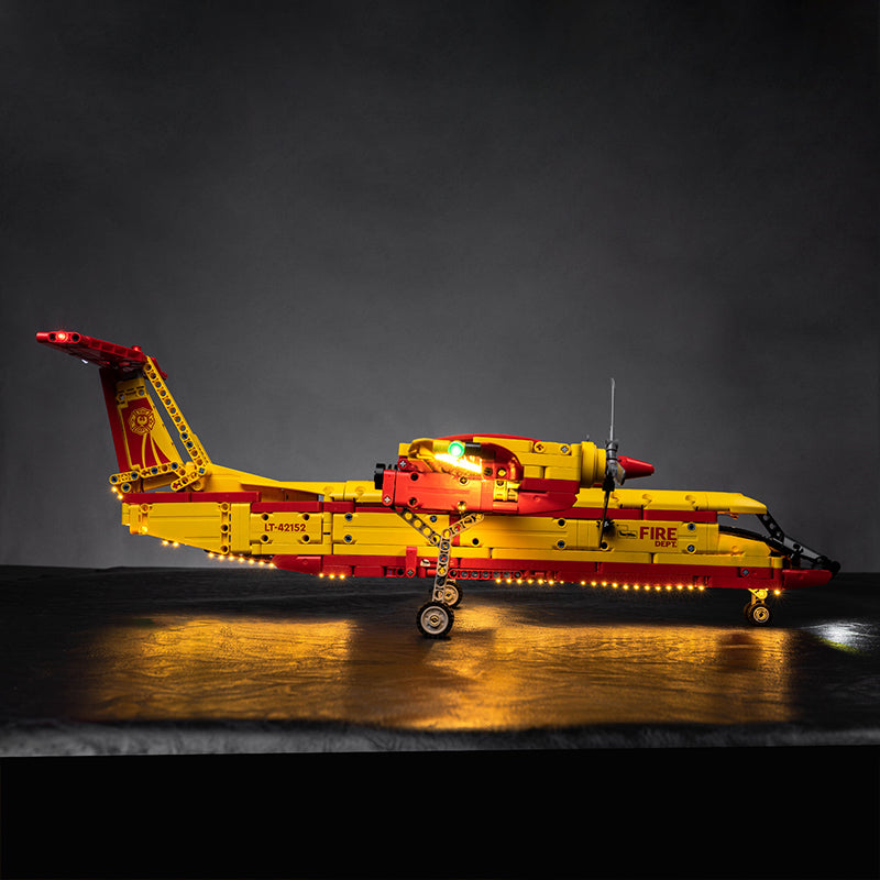 Kit d'éclairage BrickBling pour avion de pompier LEGO Technic 42152