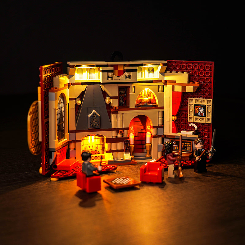 BrickBling Lichtset für LEGO Gryffindor™ Hausbanner 76409
