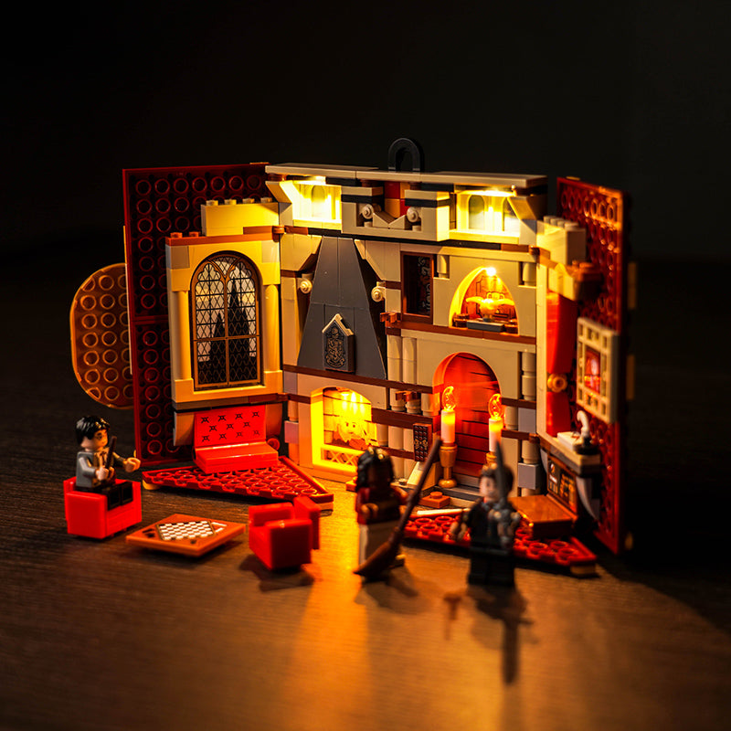 BrickBling Lichtset LEGO Gryffindor™ für 76409 Hausbanner
