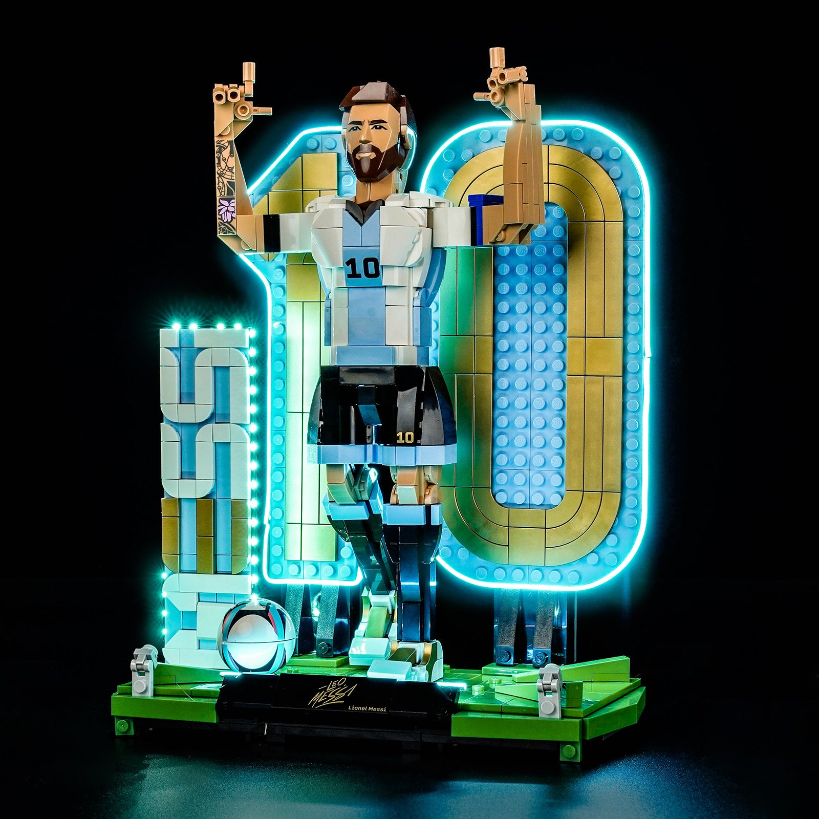 BrickBling Light Kit for LEGO Editions Lionel Messi – Soccer Legend 43015