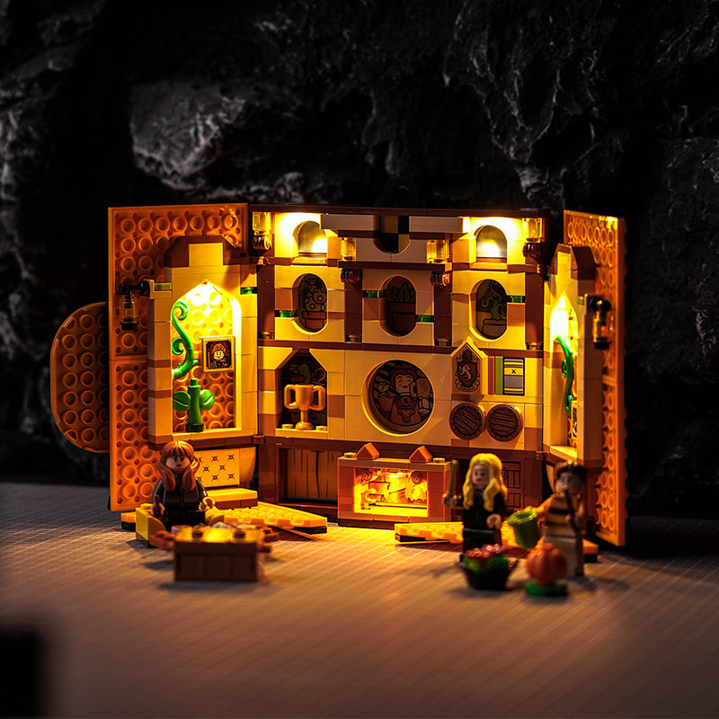 BrickBling Light Kit for LEGO Hufflepuff™ House Banner 76412