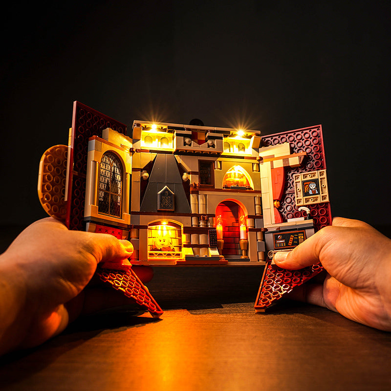 BrickBling Lichtset für LEGO Gryffindor™ Hausbanner 76409
