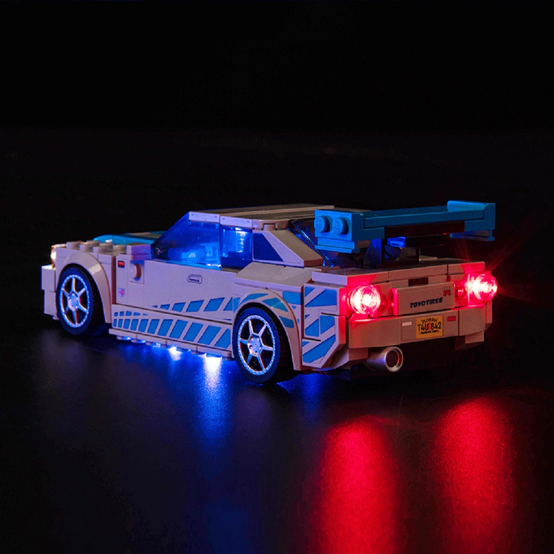 BrickBling Light Kit for LEGO 2 Fast 2 Furious Nissan Skyline GT-R (R34) 76917