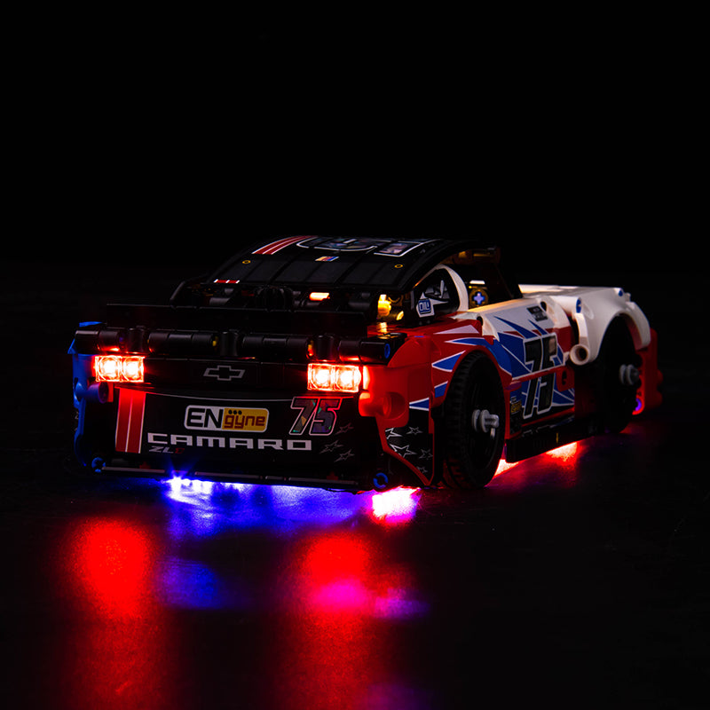BrickBling Lichtset für LEGO Technic NASCAR Next Gen Chevrolet Camaro ZL1 42153
