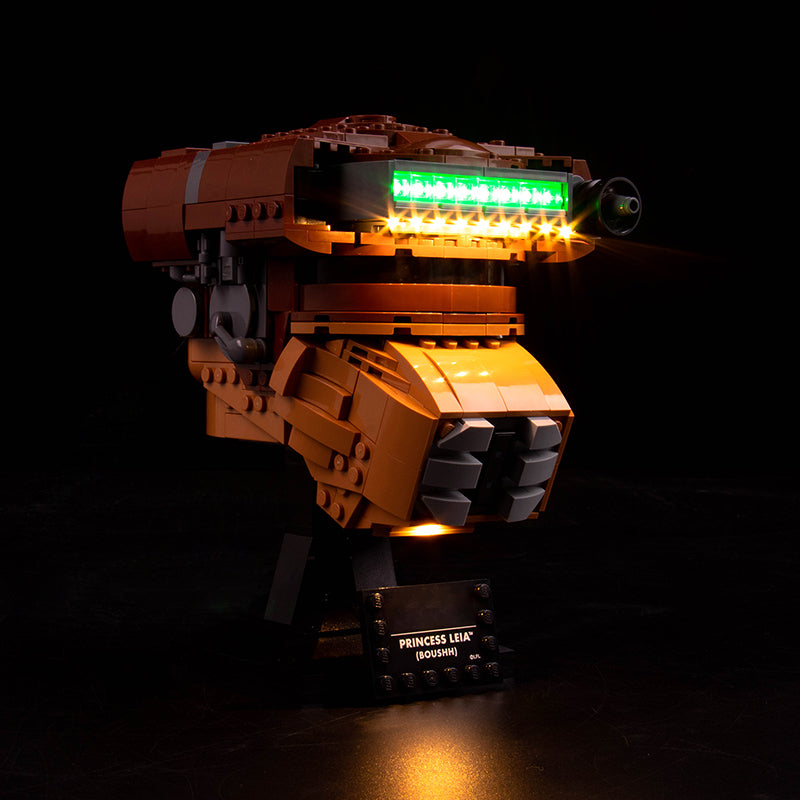 BrickBling Light Kit for LEGO Princess Leia (Boushh) Helmet 75351