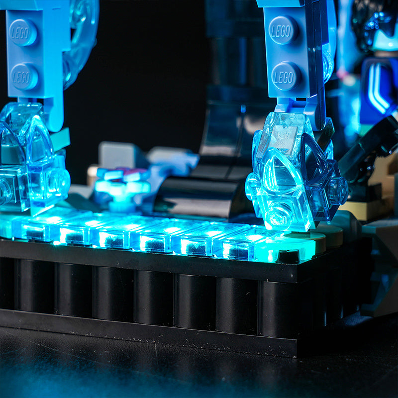 Kit d'éclairage BrickBling pour LEGO Expecto Patronum 76414 version télécommandée