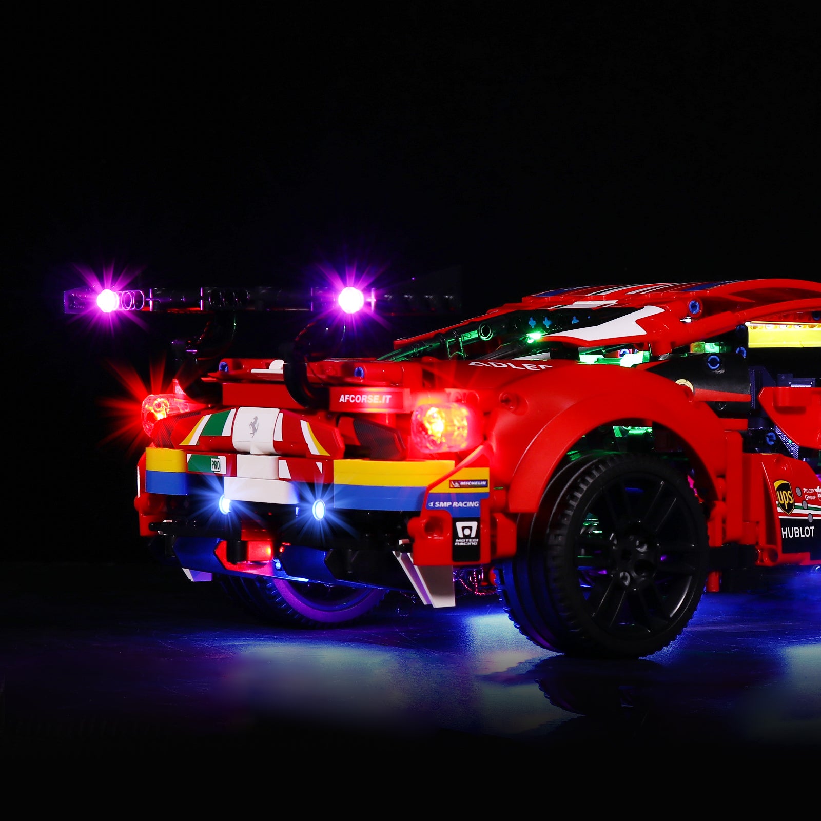 BrickBling Light Kit for LEGO Ferrari 488 GTE “AF Corse #51” 42125