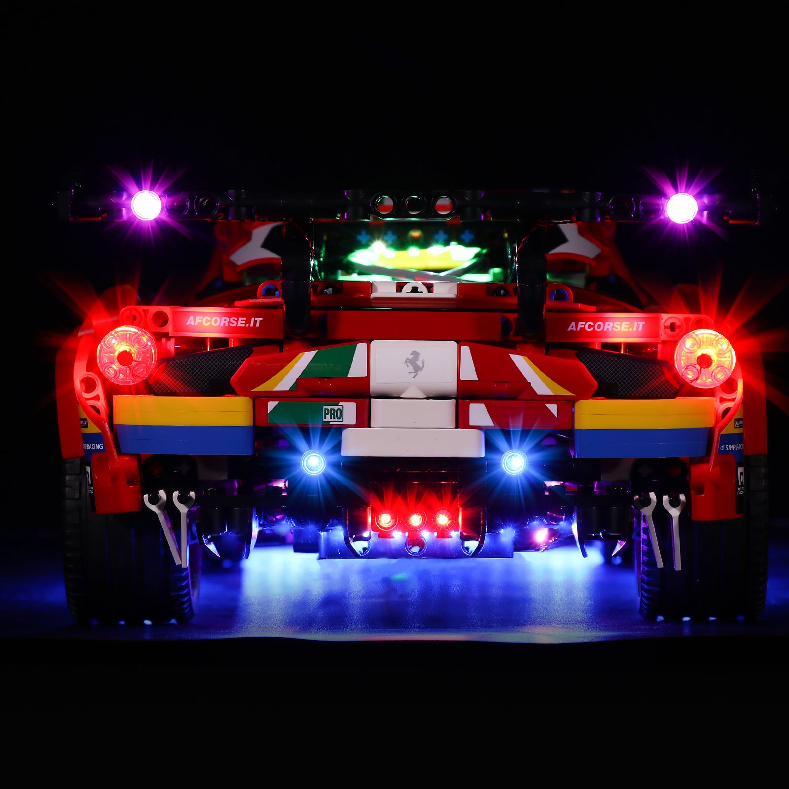 BrickBling Light Kit for LEGO Ferrari 488 GTE “AF Corse #51” 42125