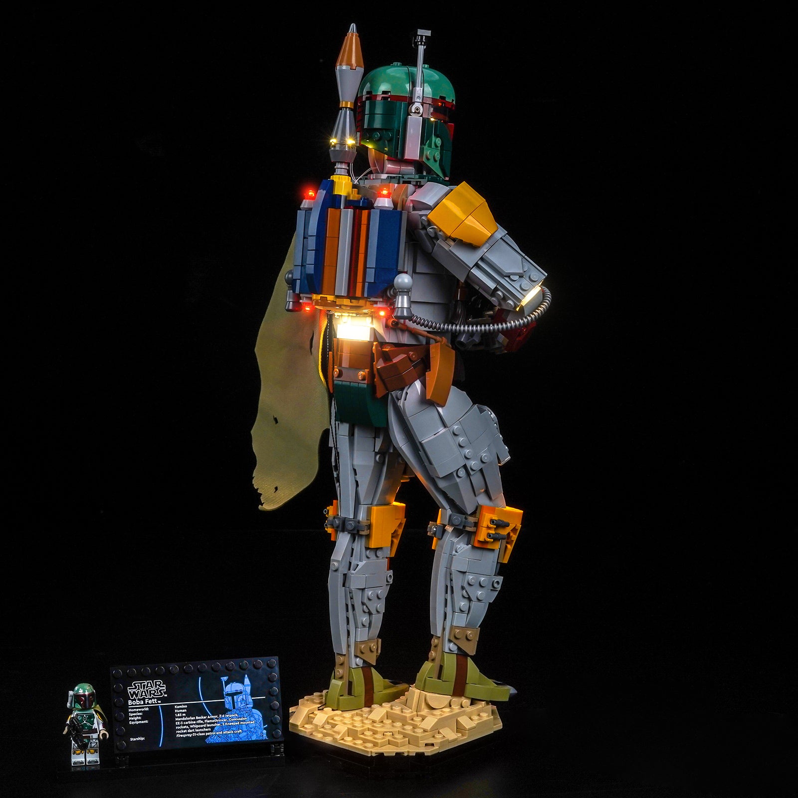 BrickBling Light Kit for LEGO Star Wars Boba Fett™ 75455