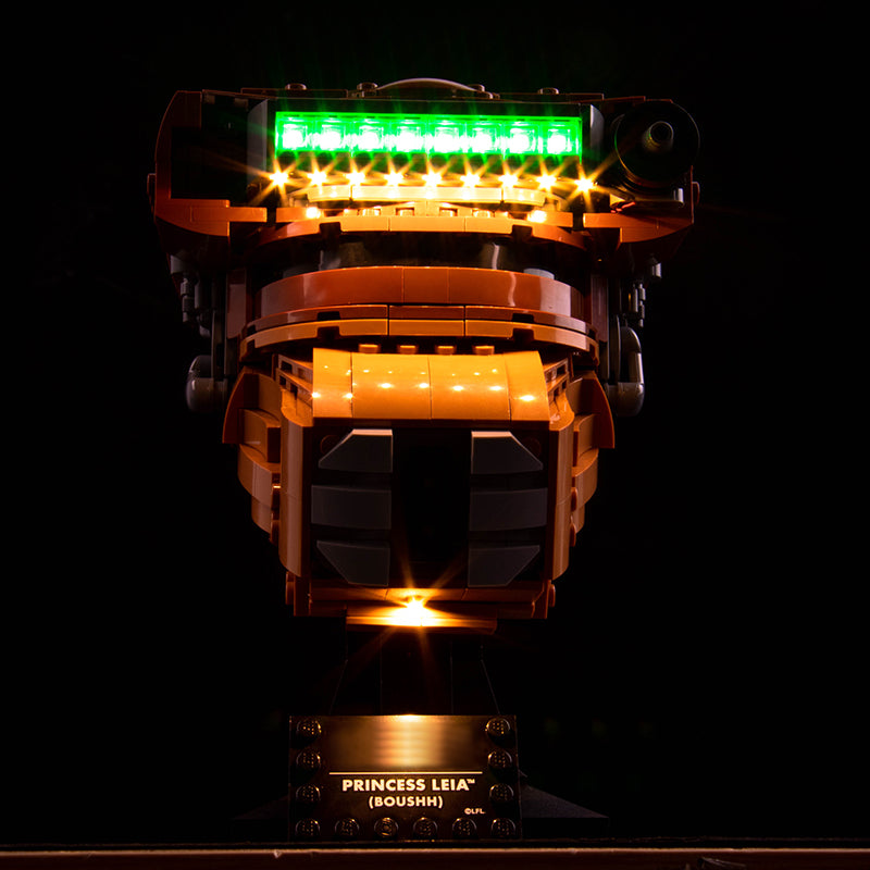 BrickBling Light Kit for LEGO Princess Leia (Boushh) Helmet 75351