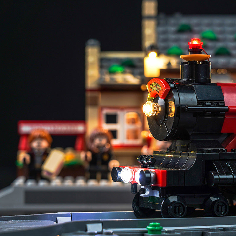 BrickBling Lichtset für LEGO Hogwarts Express™ Zugset mit Hogsmeade Station™ 76423