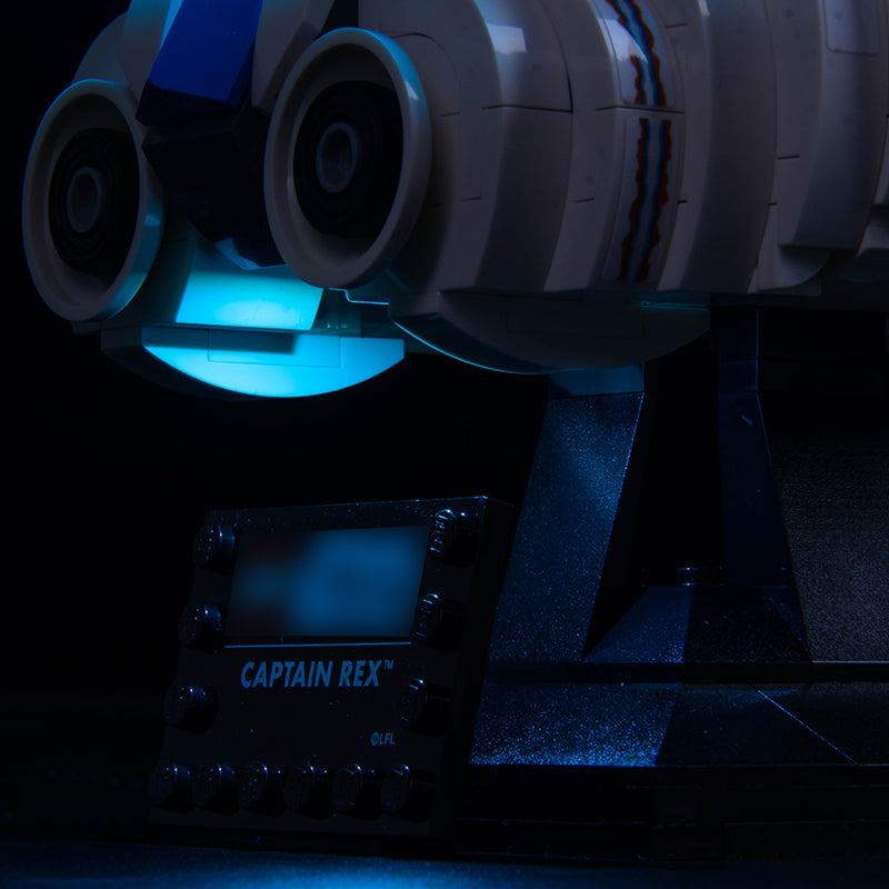 BrickBling Lichtset für LEGO Captain Rex Helmset 75349 Classic Version