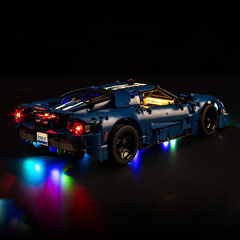 BrickBling Light Kit for LEGO Technic 2022 Ford GT 42154 Remote Control Version