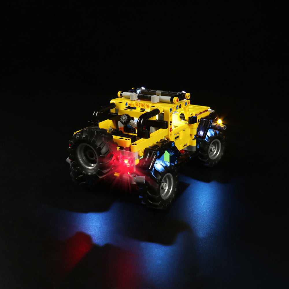 Kit d'éclairage BrickBling pour LEGO Technic Jeep Wrangler 42122