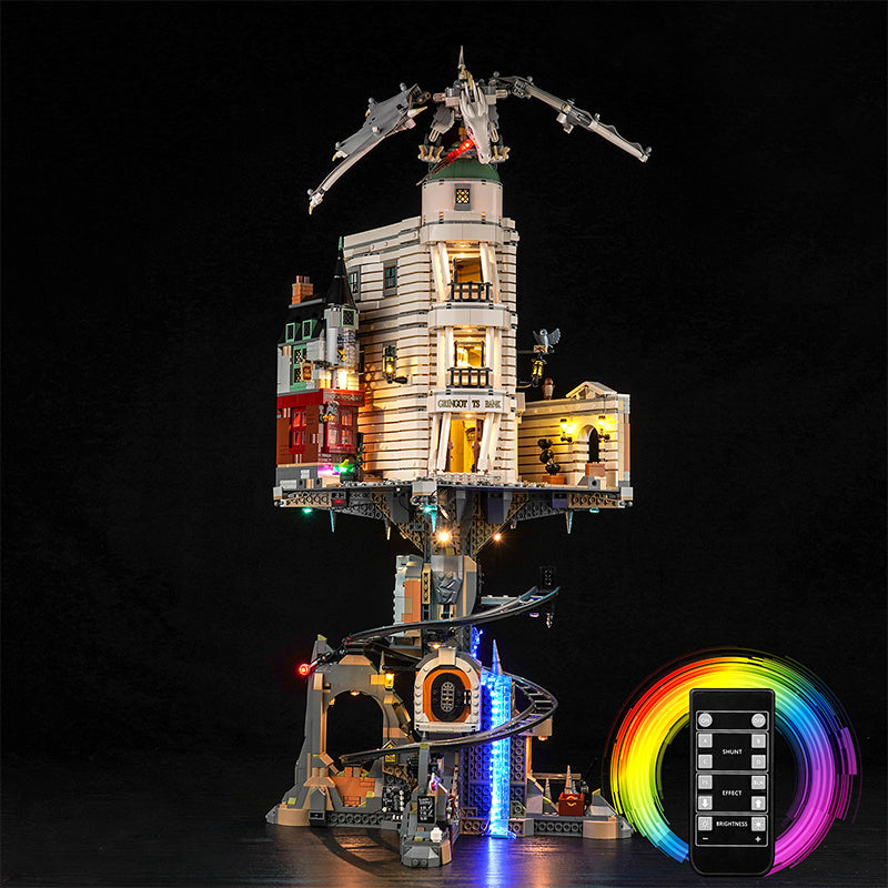 BrickBling-Beleuchtungsset für LEGO Gringotts™ Zaubererbank – Collectors' Edition 76417