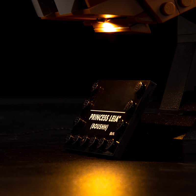 BrickBling Light Kit for LEGO Princess Leia (Boushh) Helmet 75351