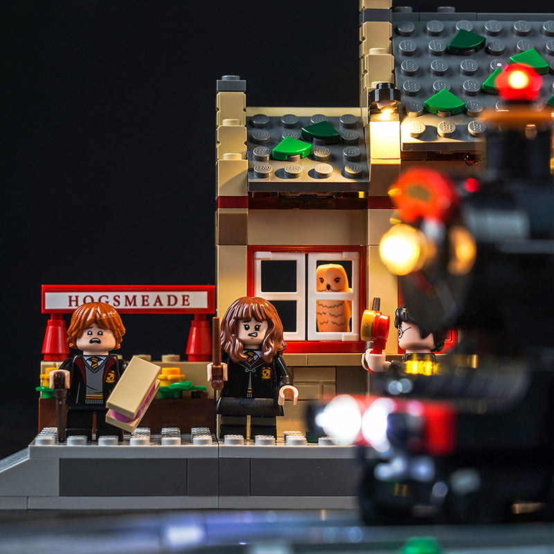 BrickBling Lichtset für LEGO Hogwarts Express™ Zugset mit Hogsmeade Station™ 76423
