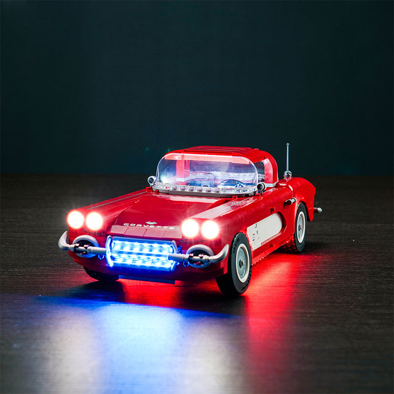 BrickBling Lichtset für LEGO Icons Chevrolet Corvette 10321, ferngesteuerte Version