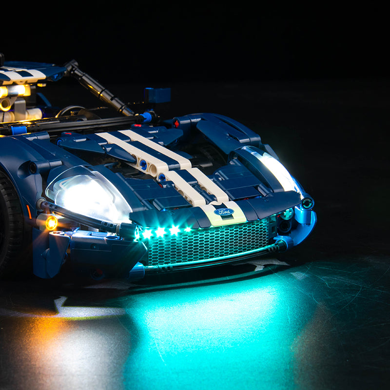 BrickBling Light Kit for LEGO Technic 2022 Ford GT 42154 Remote Control Version