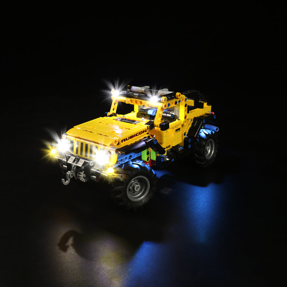 Kit d'éclairage BrickBling pour LEGO Technic Jeep Wrangler 42122