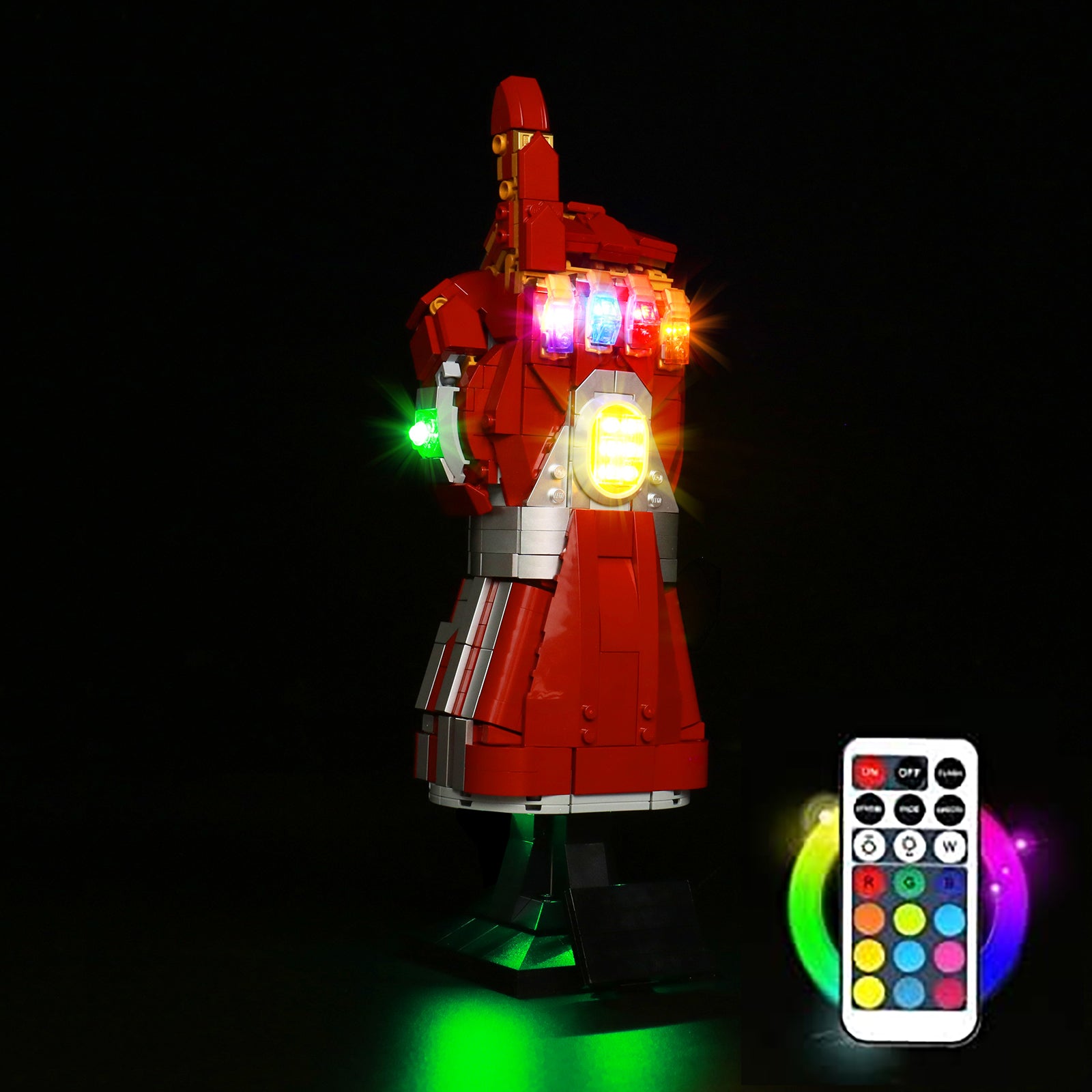 BrickBling Lichtset für LEGO Nano Gauntlet 76223