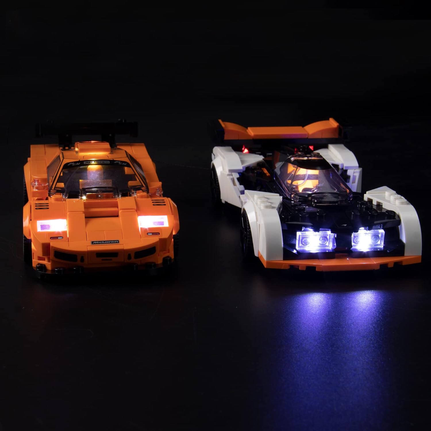 Kit d'éclairage BrickBling pour LEGO Speed Champions McLaren Solus GT et McLaren F1 LM 76918
