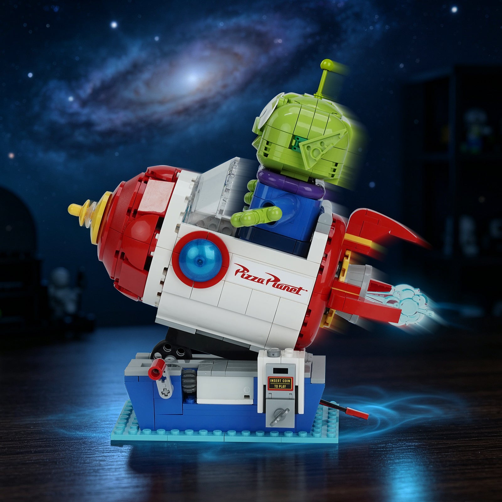 BrickBling Motorized Power Functions Kit for LEGO Disney Alien with Pizza Planet Rocket Ride 43307